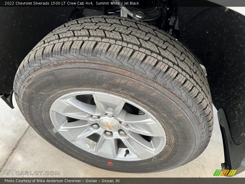 Summit White / Jet Black 2022 Chevrolet Silverado 1500 LT Crew Cab 4x4