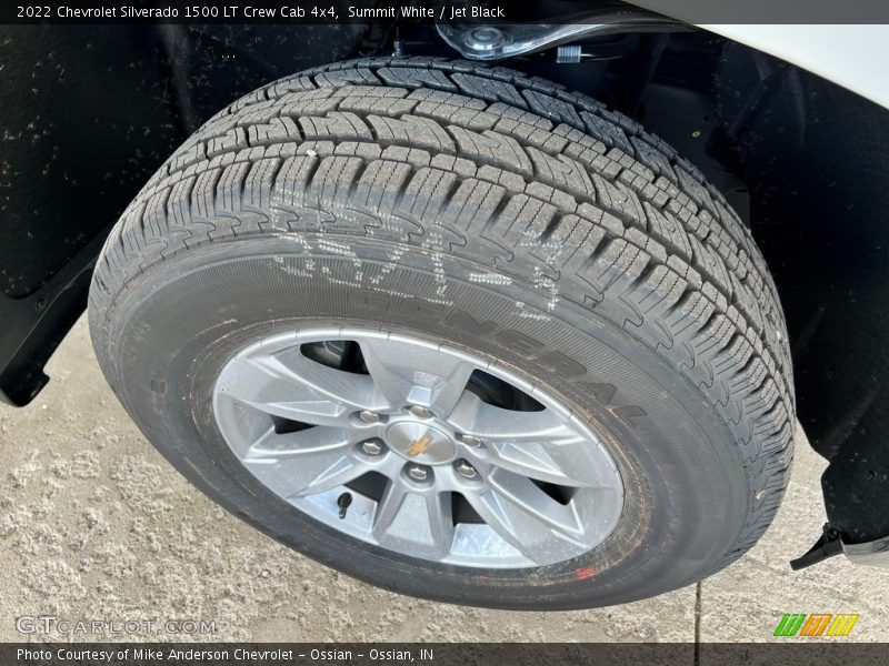 Summit White / Jet Black 2022 Chevrolet Silverado 1500 LT Crew Cab 4x4