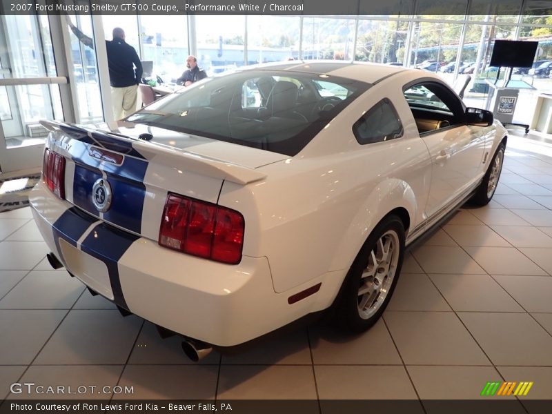 Performance White / Charcoal 2007 Ford Mustang Shelby GT500 Coupe