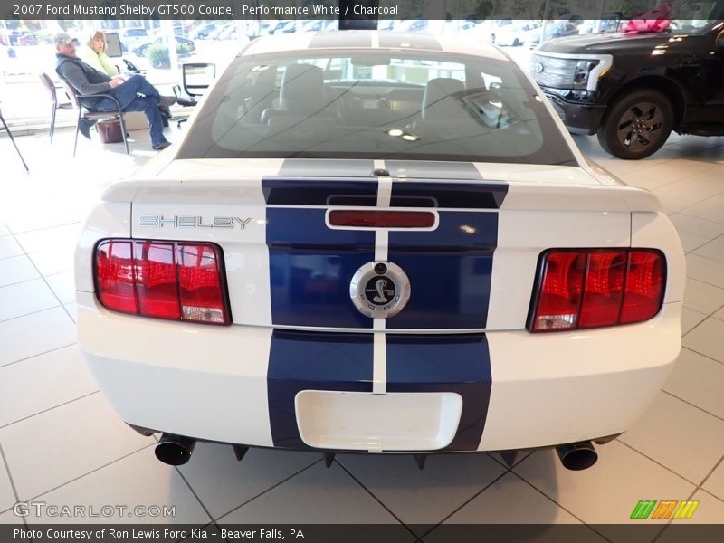 Performance White / Charcoal 2007 Ford Mustang Shelby GT500 Coupe