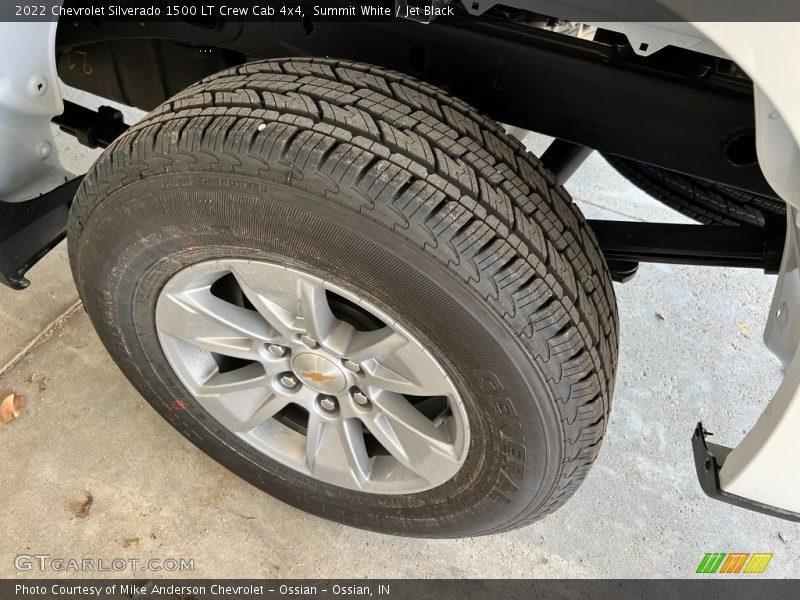 Summit White / Jet Black 2022 Chevrolet Silverado 1500 LT Crew Cab 4x4