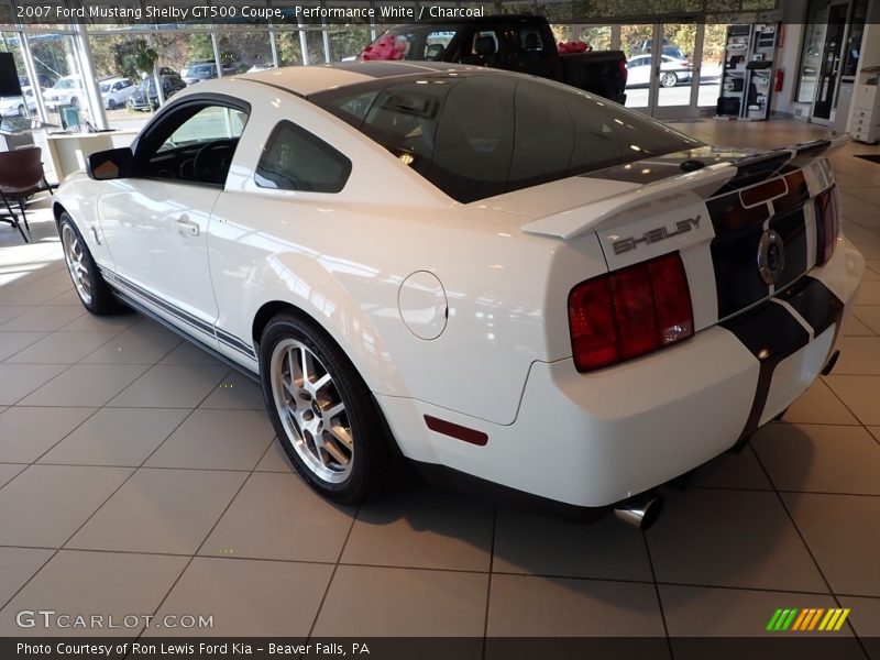 Performance White / Charcoal 2007 Ford Mustang Shelby GT500 Coupe