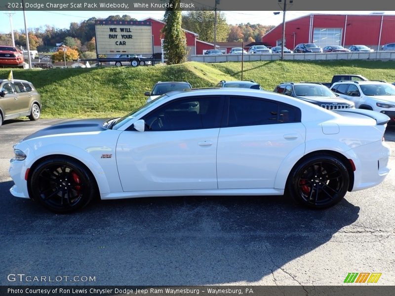 White Knuckle / Black 2021 Dodge Charger Scat Pack Widebody