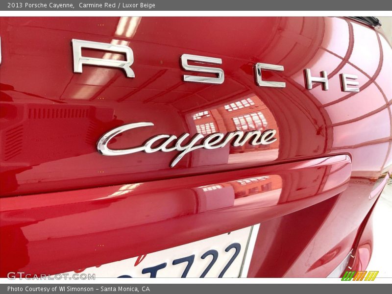 Carmine Red / Luxor Beige 2013 Porsche Cayenne