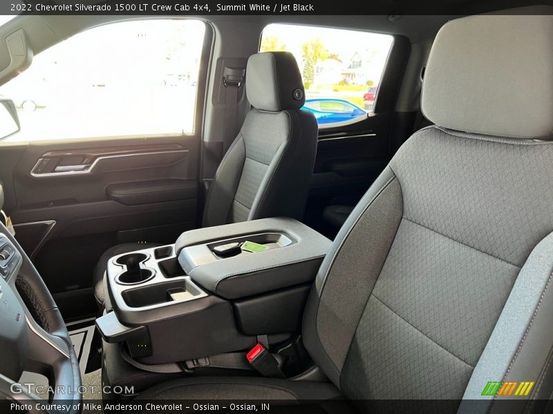 Summit White / Jet Black 2022 Chevrolet Silverado 1500 LT Crew Cab 4x4
