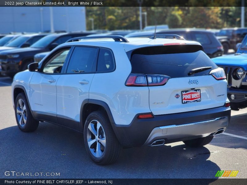 Bright White / Black 2022 Jeep Cherokee Limited 4x4