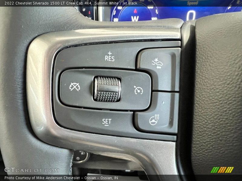 Summit White / Jet Black 2022 Chevrolet Silverado 1500 LT Crew Cab 4x4