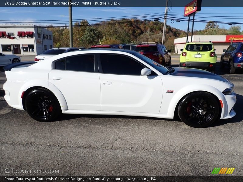 White Knuckle / Black 2021 Dodge Charger Scat Pack Widebody