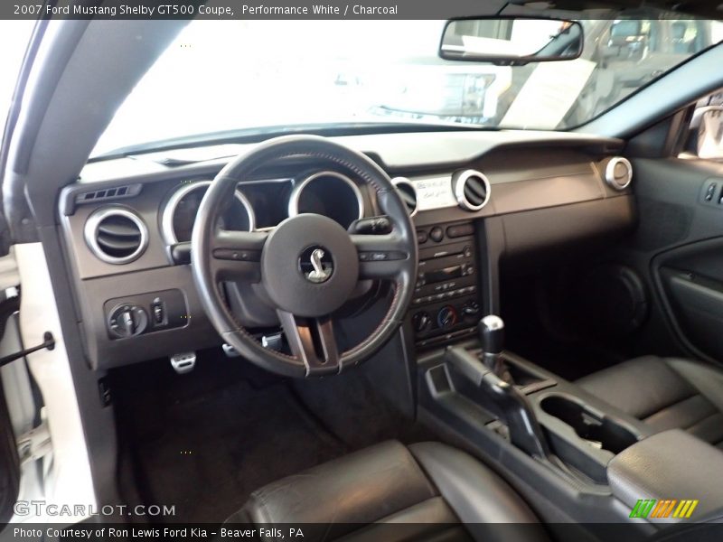 Performance White / Charcoal 2007 Ford Mustang Shelby GT500 Coupe
