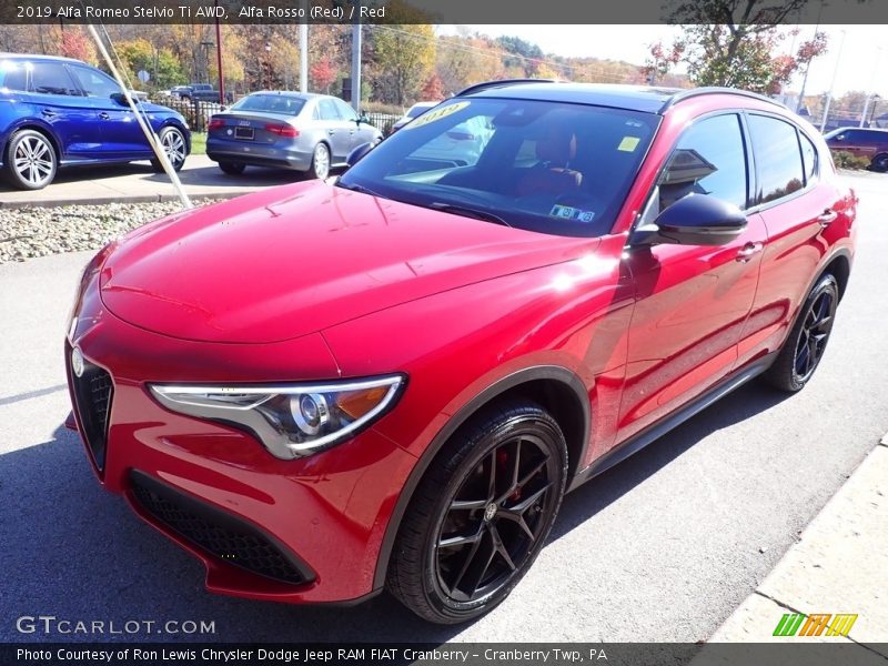 Alfa Rosso (Red) / Red 2019 Alfa Romeo Stelvio Ti AWD