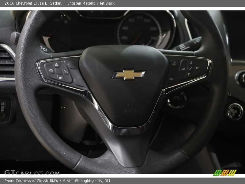 Tungsten Metallic / Jet Black 2016 Chevrolet Cruze LT Sedan