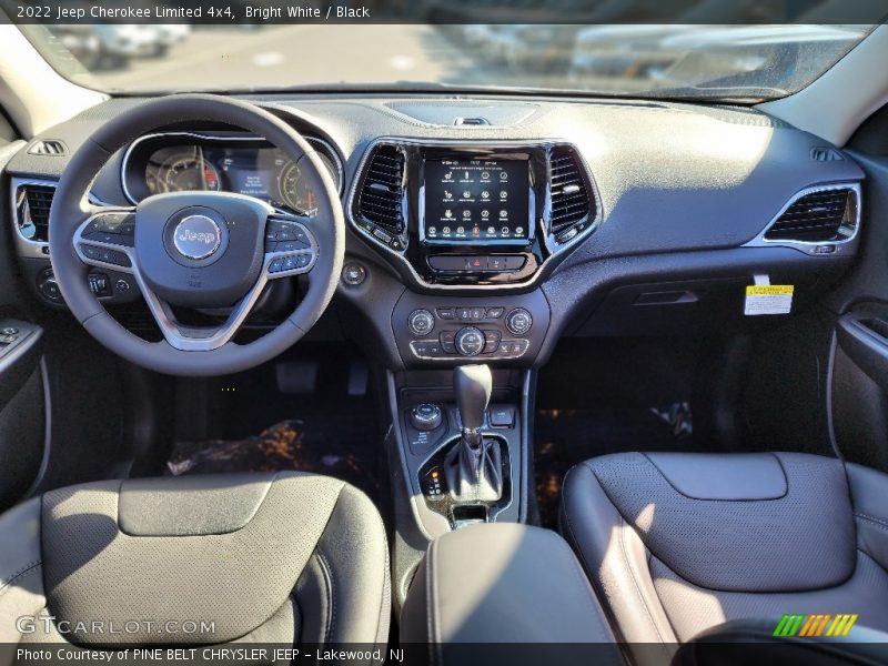 Bright White / Black 2022 Jeep Cherokee Limited 4x4