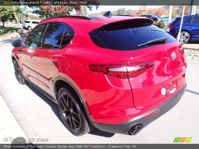 Alfa Rosso (Red) / Red 2019 Alfa Romeo Stelvio Ti AWD