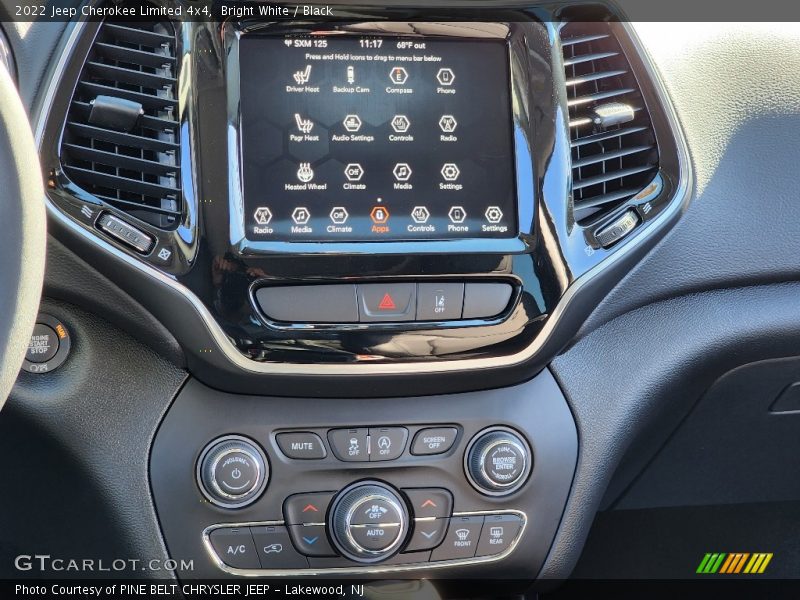 Bright White / Black 2022 Jeep Cherokee Limited 4x4