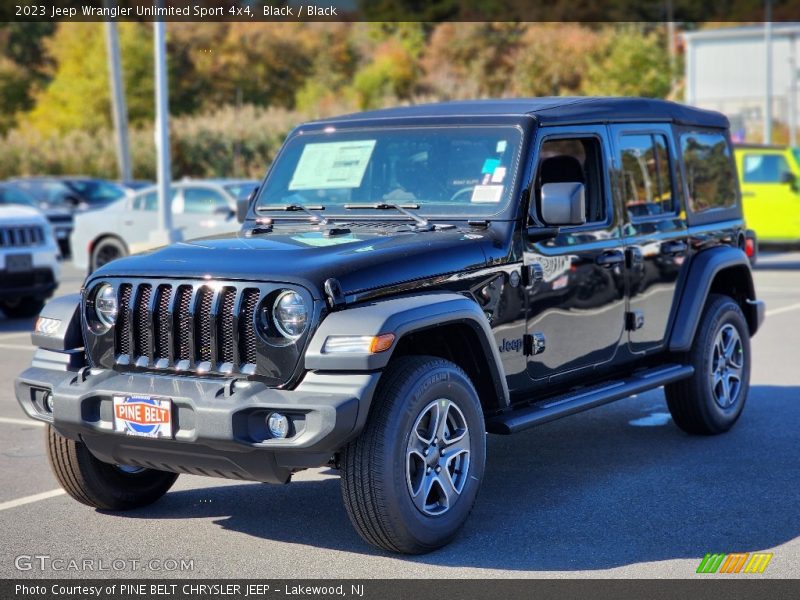 Black / Black 2023 Jeep Wrangler Unlimited Sport 4x4