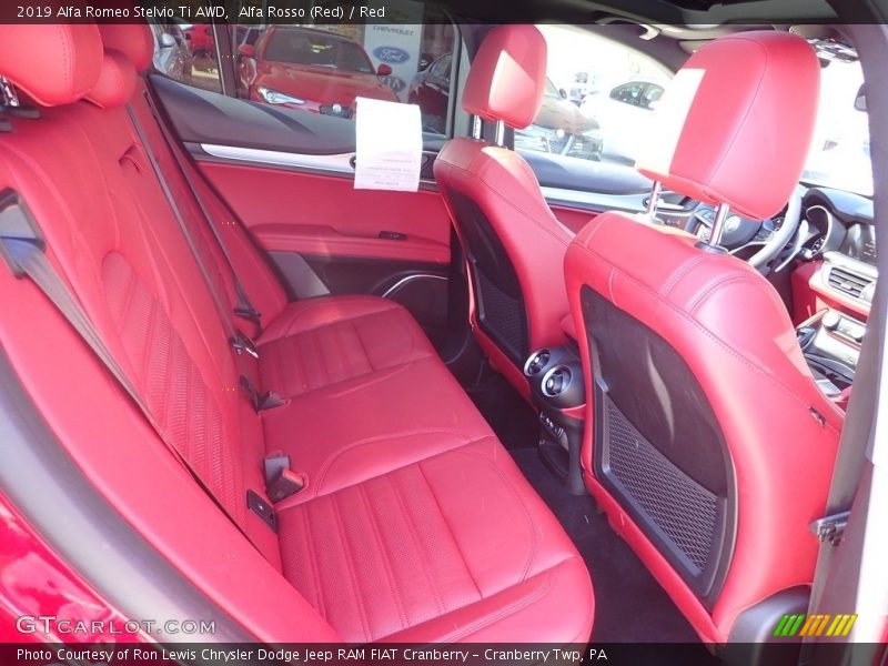Alfa Rosso (Red) / Red 2019 Alfa Romeo Stelvio Ti AWD