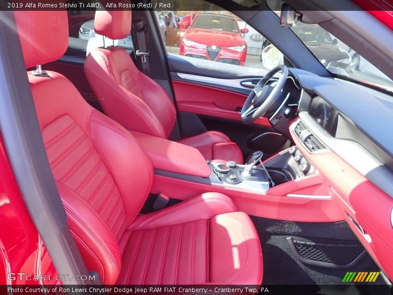 Alfa Rosso (Red) / Red 2019 Alfa Romeo Stelvio Ti AWD