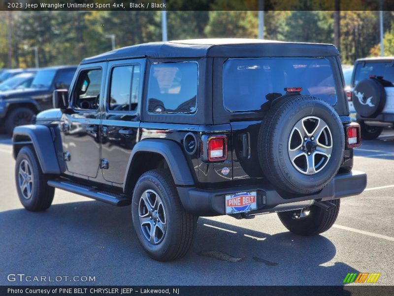 Black / Black 2023 Jeep Wrangler Unlimited Sport 4x4