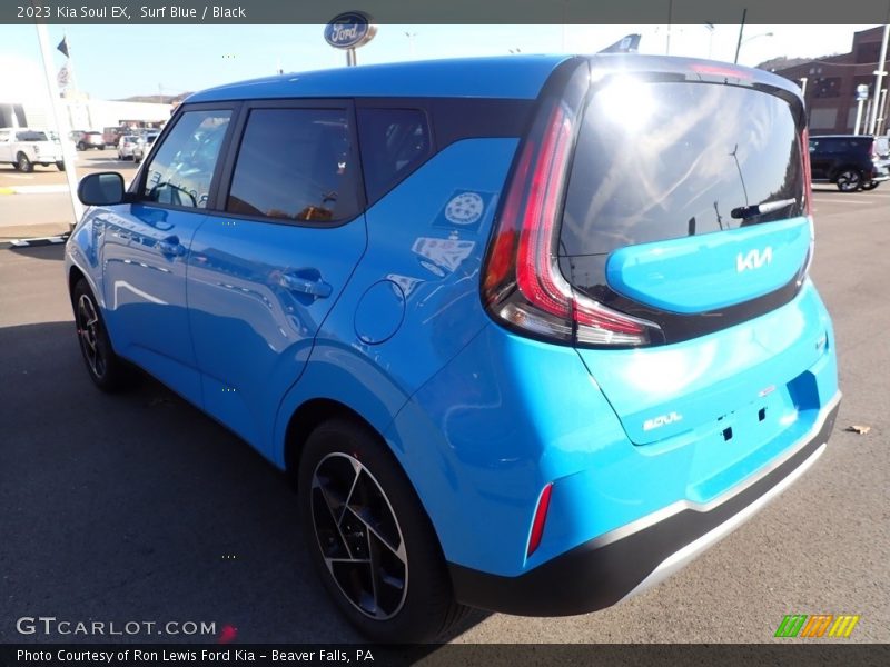 Surf Blue / Black 2023 Kia Soul EX