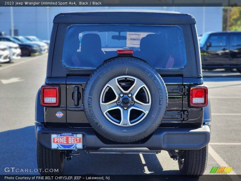Black / Black 2023 Jeep Wrangler Unlimited Sport 4x4