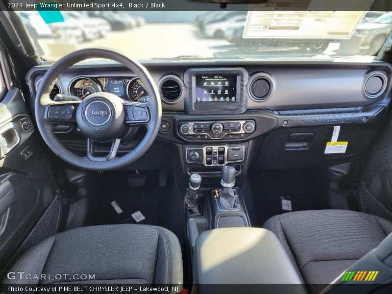 Black / Black 2023 Jeep Wrangler Unlimited Sport 4x4
