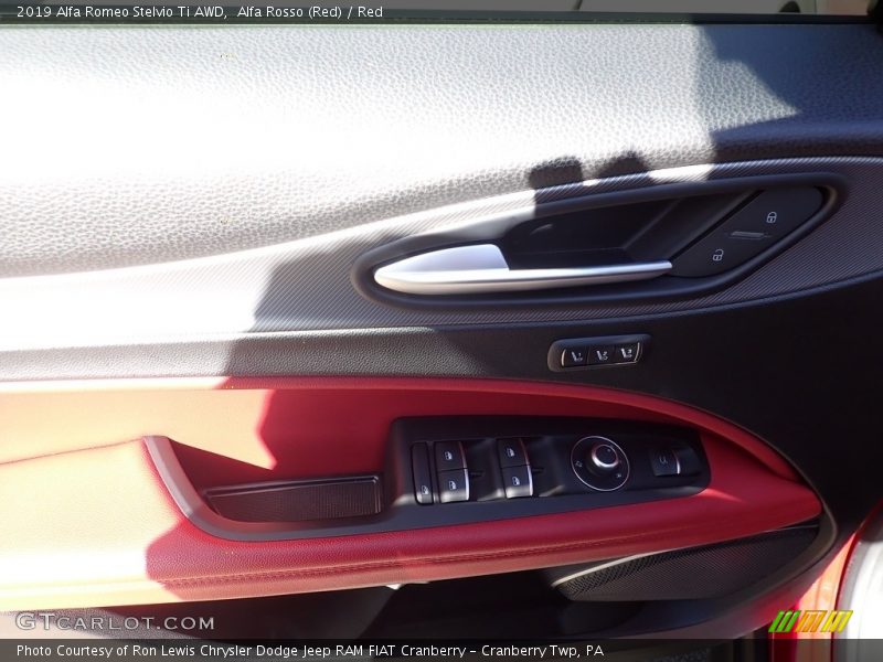 Alfa Rosso (Red) / Red 2019 Alfa Romeo Stelvio Ti AWD