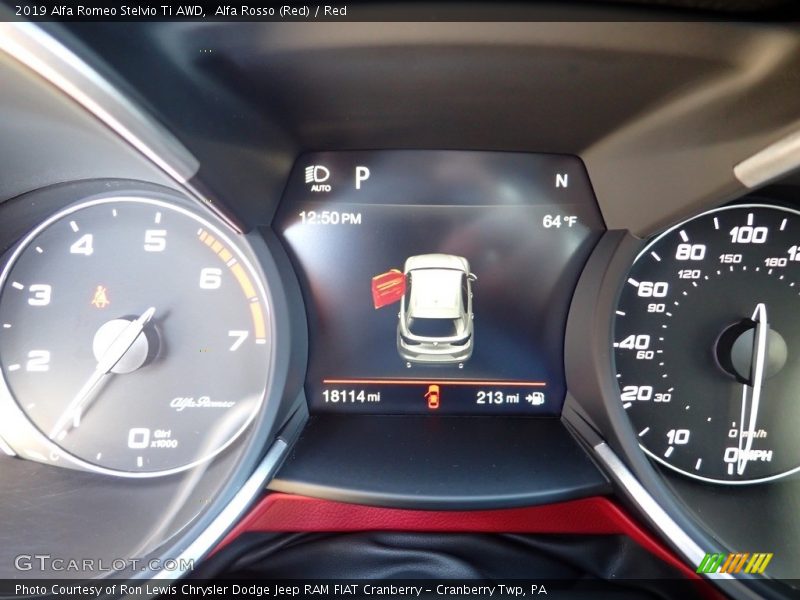 Alfa Rosso (Red) / Red 2019 Alfa Romeo Stelvio Ti AWD
