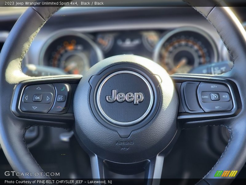 Black / Black 2023 Jeep Wrangler Unlimited Sport 4x4