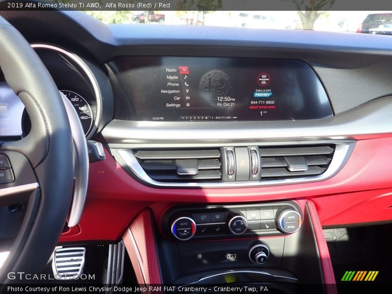 Alfa Rosso (Red) / Red 2019 Alfa Romeo Stelvio Ti AWD