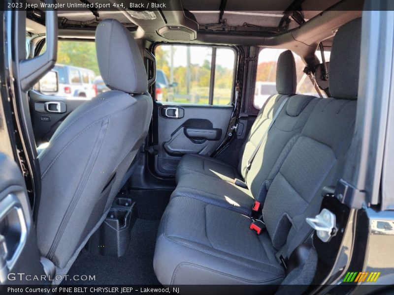 Black / Black 2023 Jeep Wrangler Unlimited Sport 4x4