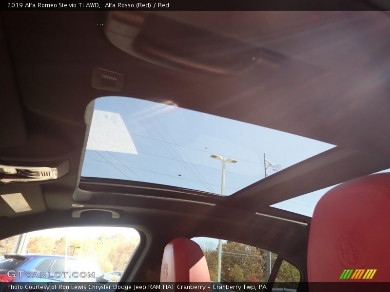 Alfa Rosso (Red) / Red 2019 Alfa Romeo Stelvio Ti AWD