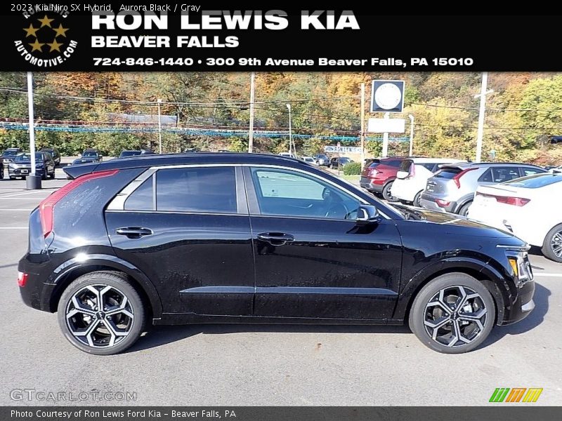 Aurora Black / Gray 2023 Kia Niro SX Hybrid