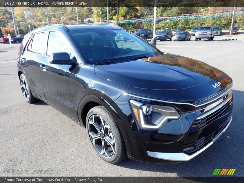 Aurora Black / Gray 2023 Kia Niro SX Hybrid