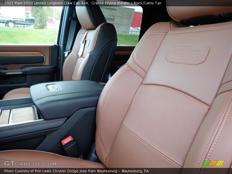 Granite Crystal Metallic / Black/Cattle Tan 2022 Ram 3500 Limited Longhorn Crew Cab 4x4