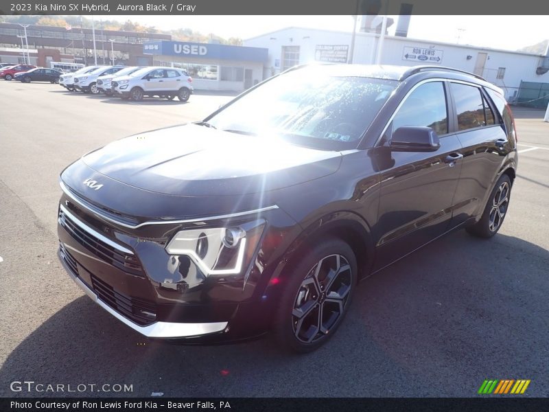 Aurora Black / Gray 2023 Kia Niro SX Hybrid