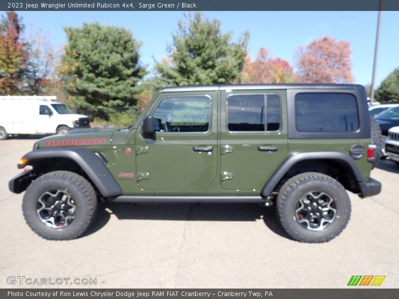 Sarge Green / Black 2023 Jeep Wrangler Unlimited Rubicon 4x4