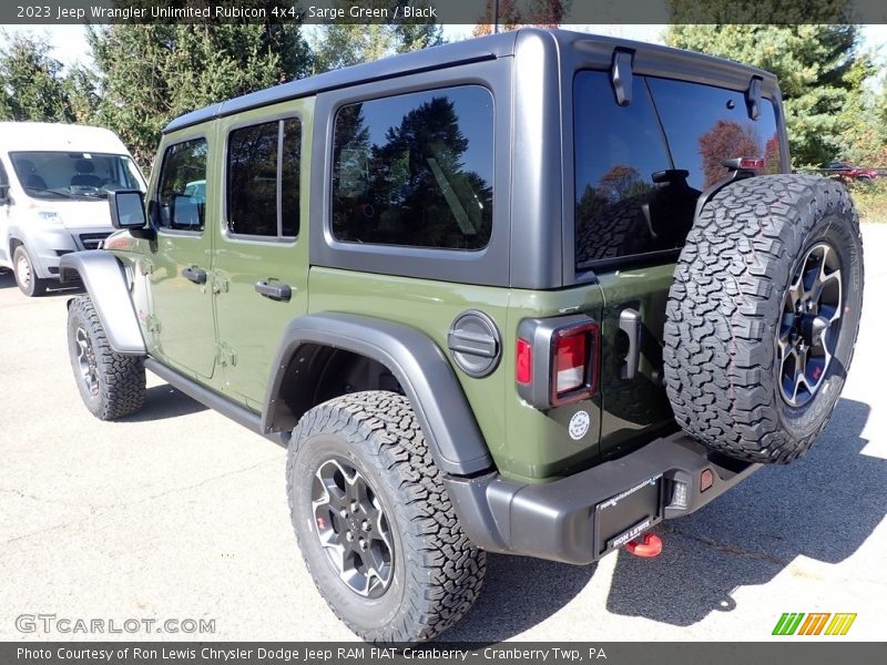Sarge Green / Black 2023 Jeep Wrangler Unlimited Rubicon 4x4