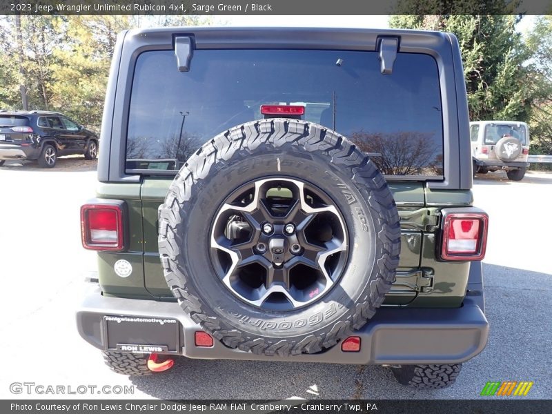 Sarge Green / Black 2023 Jeep Wrangler Unlimited Rubicon 4x4