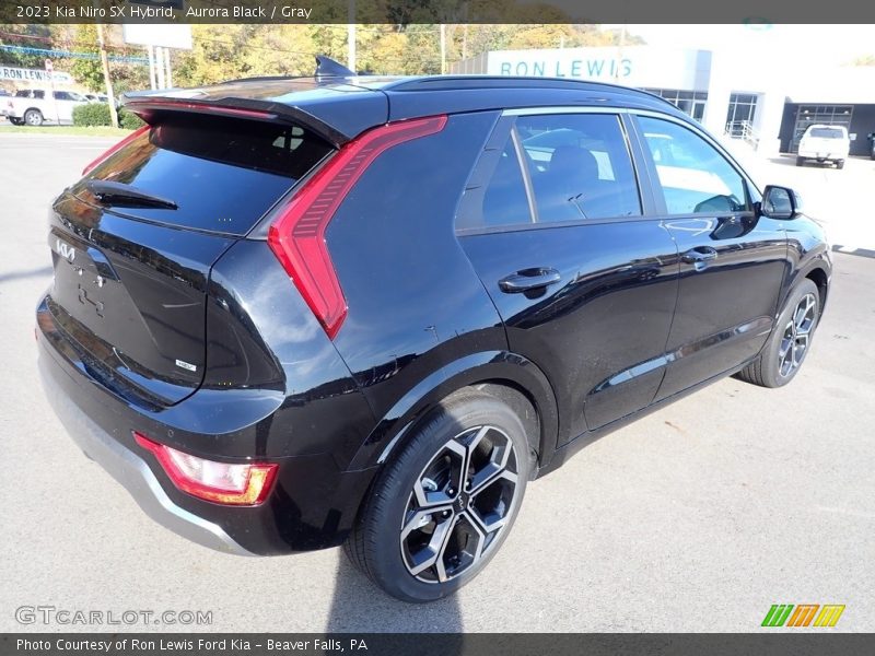 Aurora Black / Gray 2023 Kia Niro SX Hybrid