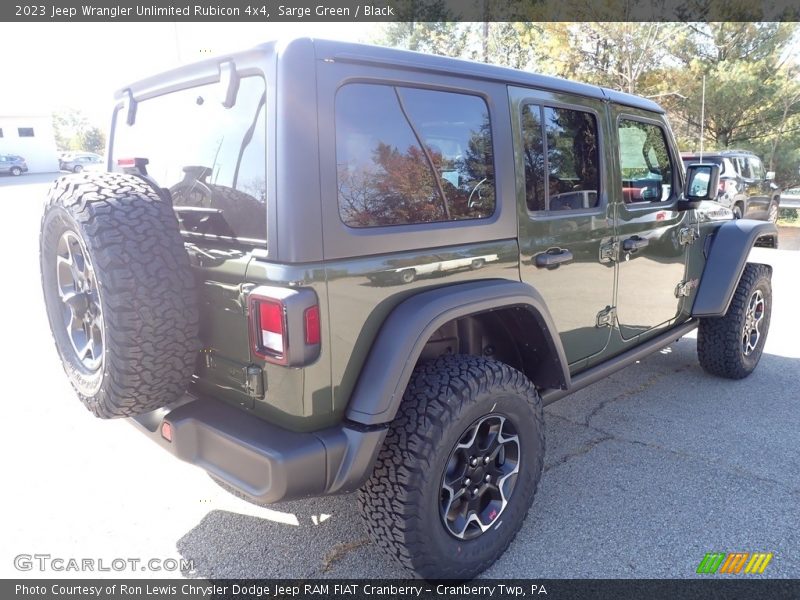 Sarge Green / Black 2023 Jeep Wrangler Unlimited Rubicon 4x4