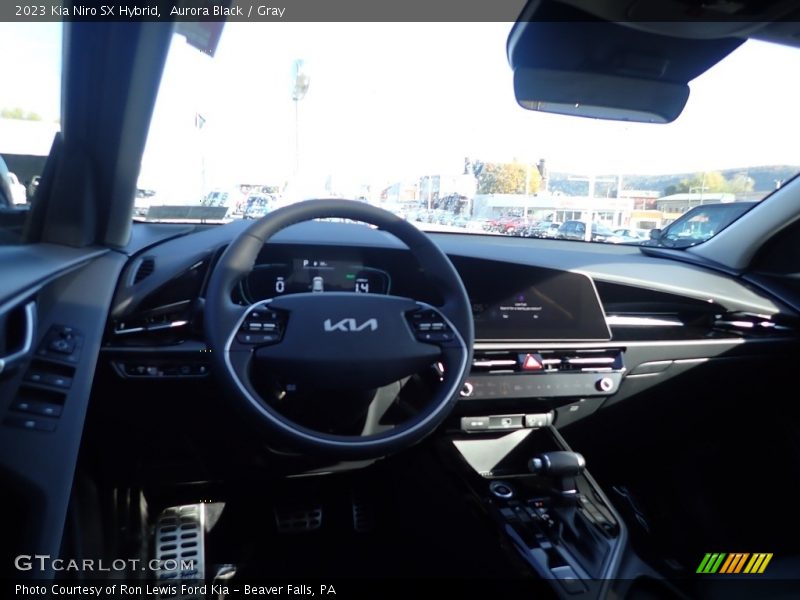Aurora Black / Gray 2023 Kia Niro SX Hybrid