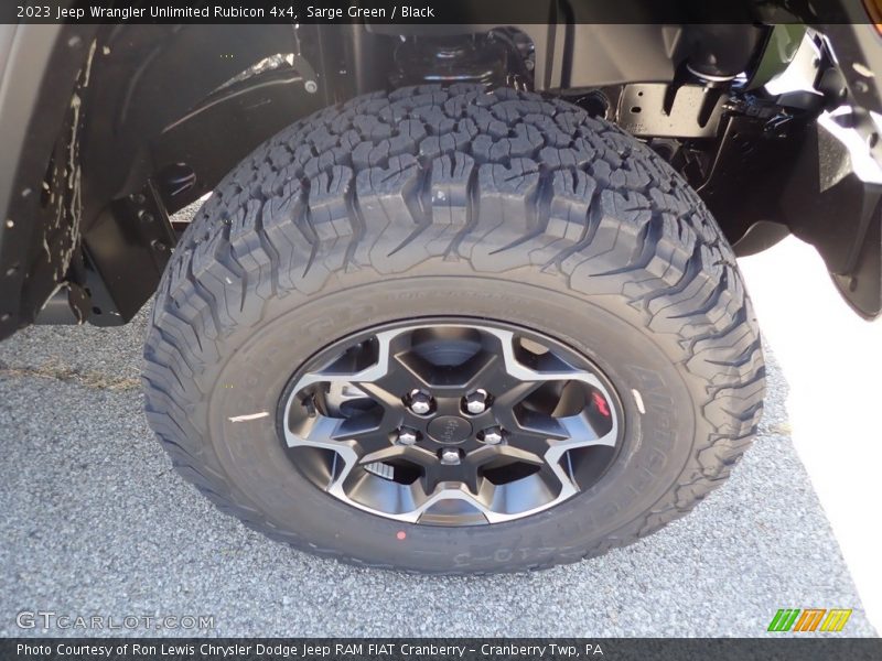 Sarge Green / Black 2023 Jeep Wrangler Unlimited Rubicon 4x4