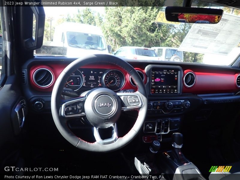 Sarge Green / Black 2023 Jeep Wrangler Unlimited Rubicon 4x4