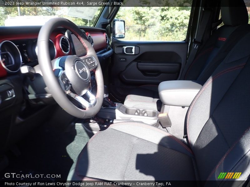 Sarge Green / Black 2023 Jeep Wrangler Unlimited Rubicon 4x4