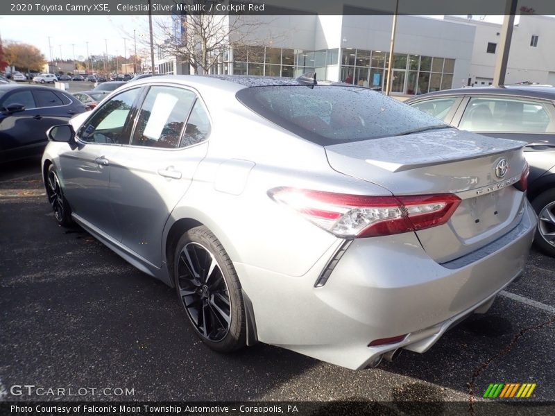 Celestial Silver Metallic / Cockpit Red 2020 Toyota Camry XSE