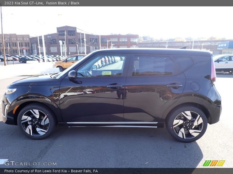 Fusion Black / Black 2023 Kia Soul GT-Line