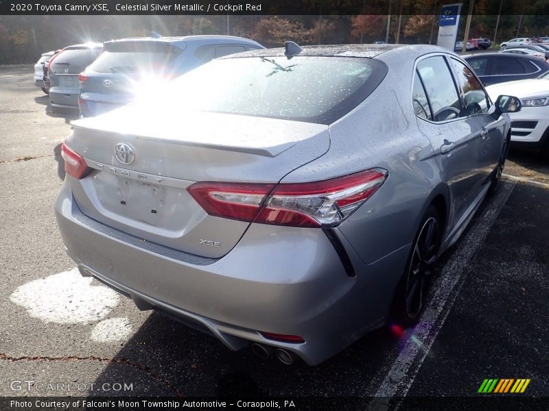 Celestial Silver Metallic / Cockpit Red 2020 Toyota Camry XSE