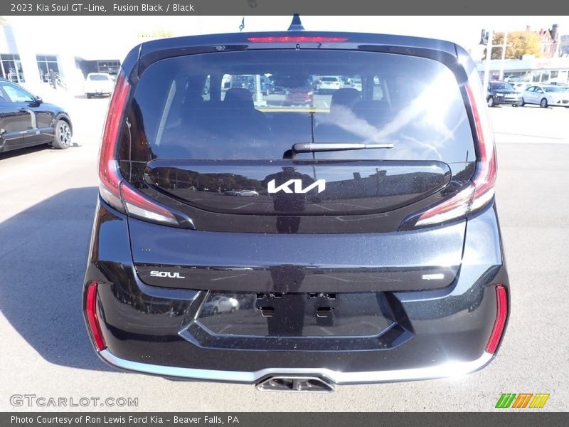 Fusion Black / Black 2023 Kia Soul GT-Line