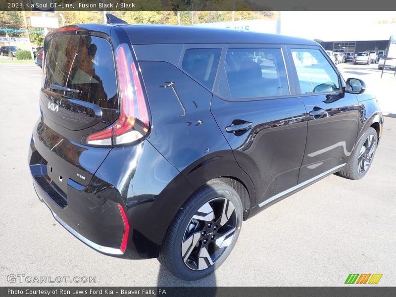 Fusion Black / Black 2023 Kia Soul GT-Line