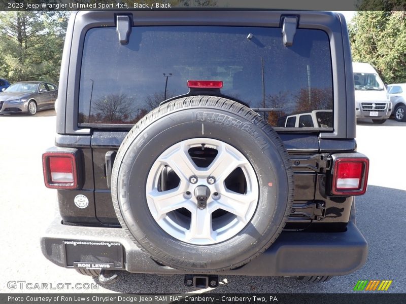 Black / Black 2023 Jeep Wrangler Unlimited Sport 4x4